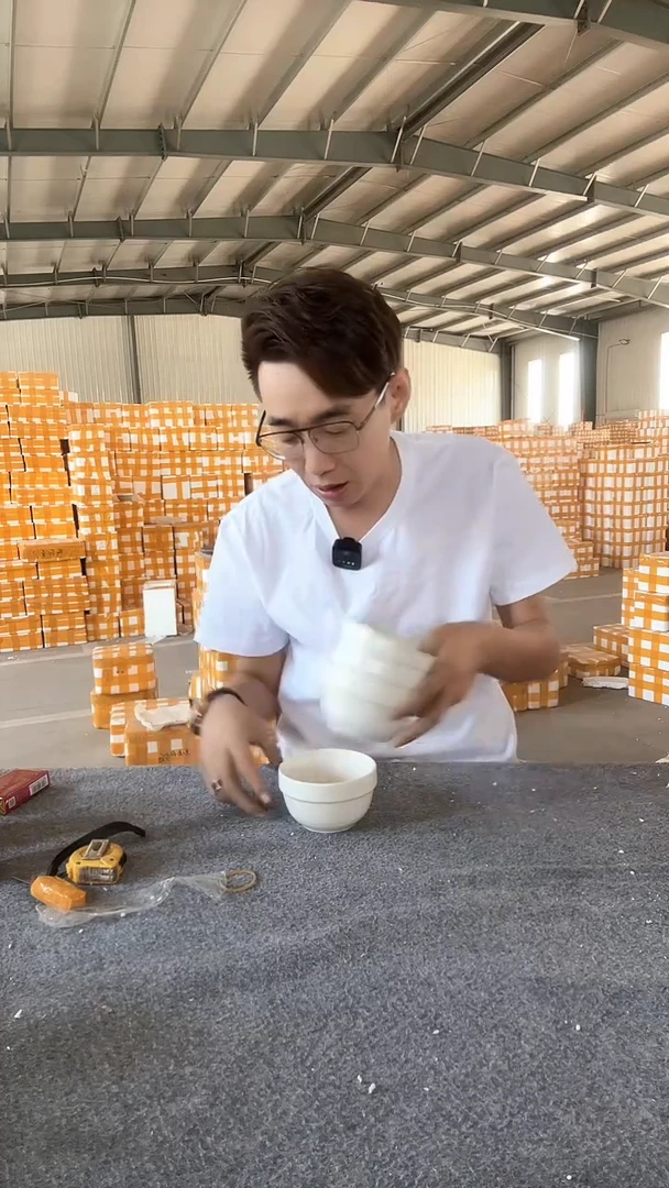 陶瓷家用餐具清货 4支护边小碗