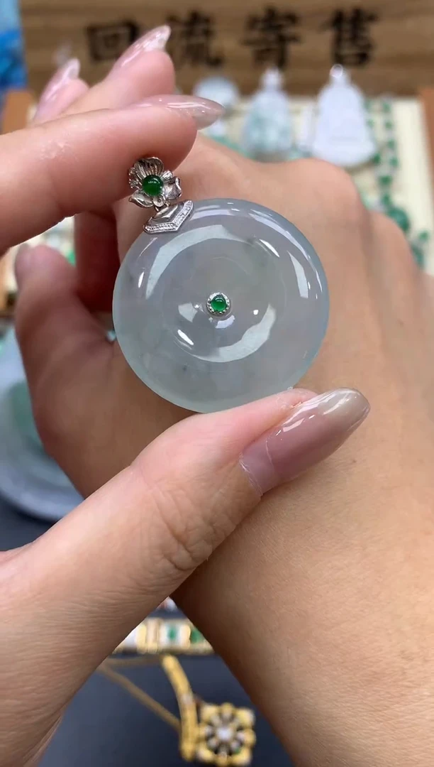 【闪购商品】翡翠颈饰18K金镶嵌472-中国好珍宝