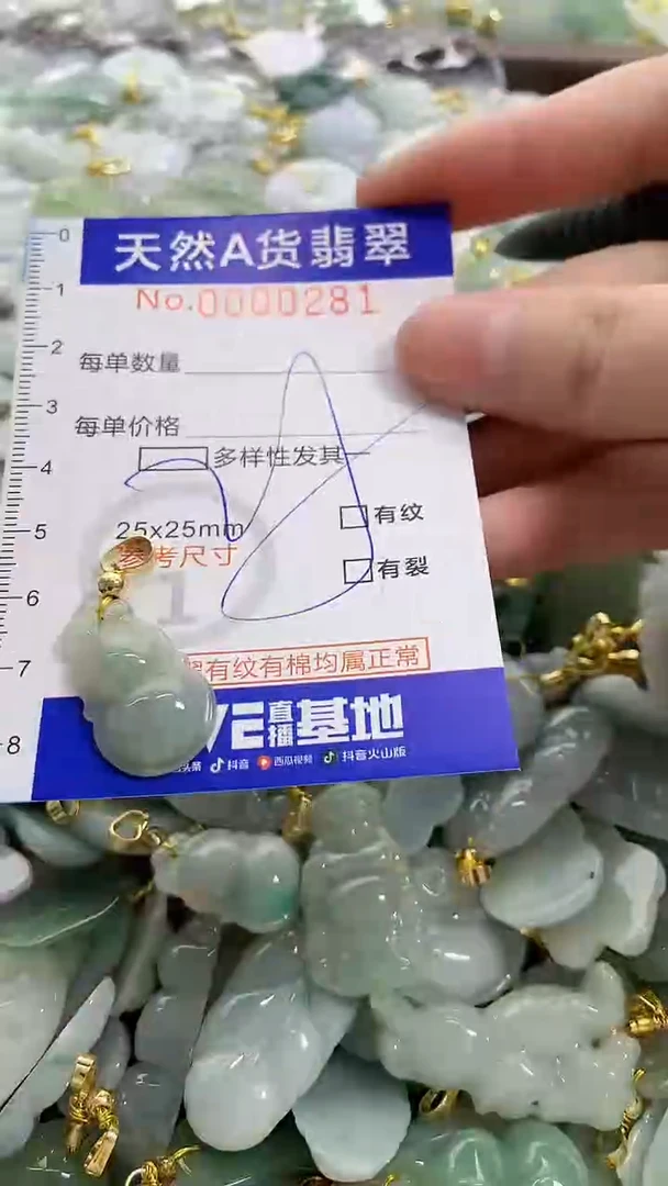 颈饰未镶嵌翡翠纯天然a货翡翠