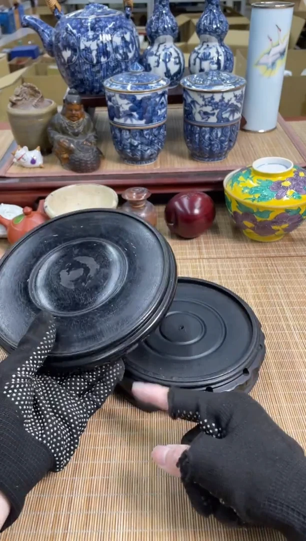 84号2只花几中古物品谨慎参拍直播链接
