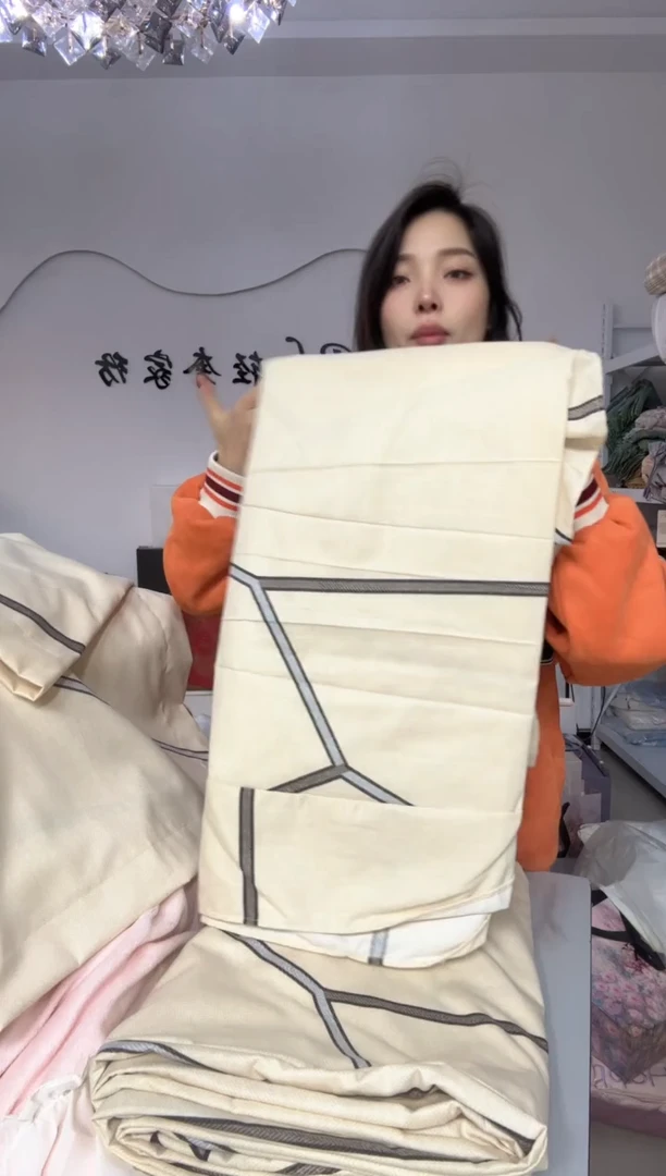 棉牛奶绒  微瑕四件套 80