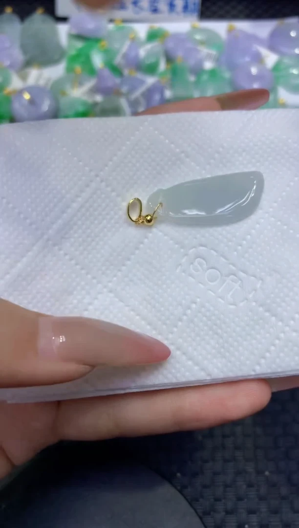 颈饰未镶嵌翡翠天然缅甸A货翡翠