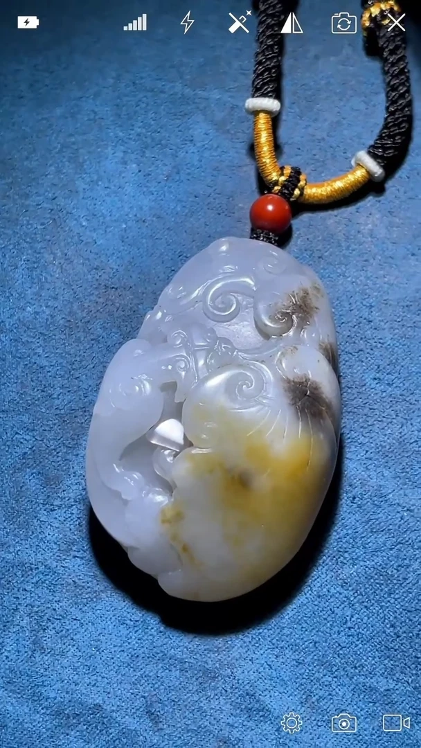 未镶嵌和田玉挂件螭龙如意 MO