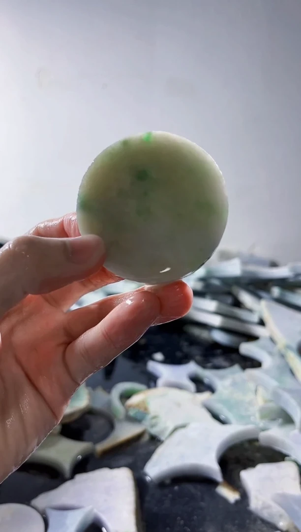 裸石翡翠缅甸翡翠A货文108