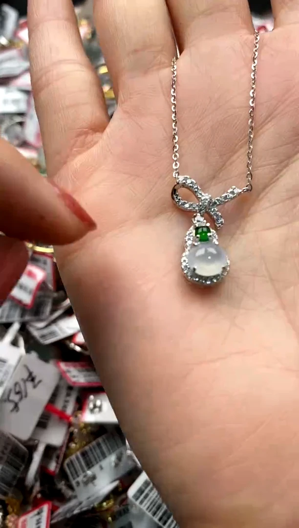 【闪购商品】翡翠戒指银S925镶嵌5555555     2