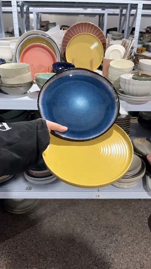 【闪购商品】瓷片外贸尾货瑕疵满20包邮X2 小盘组合