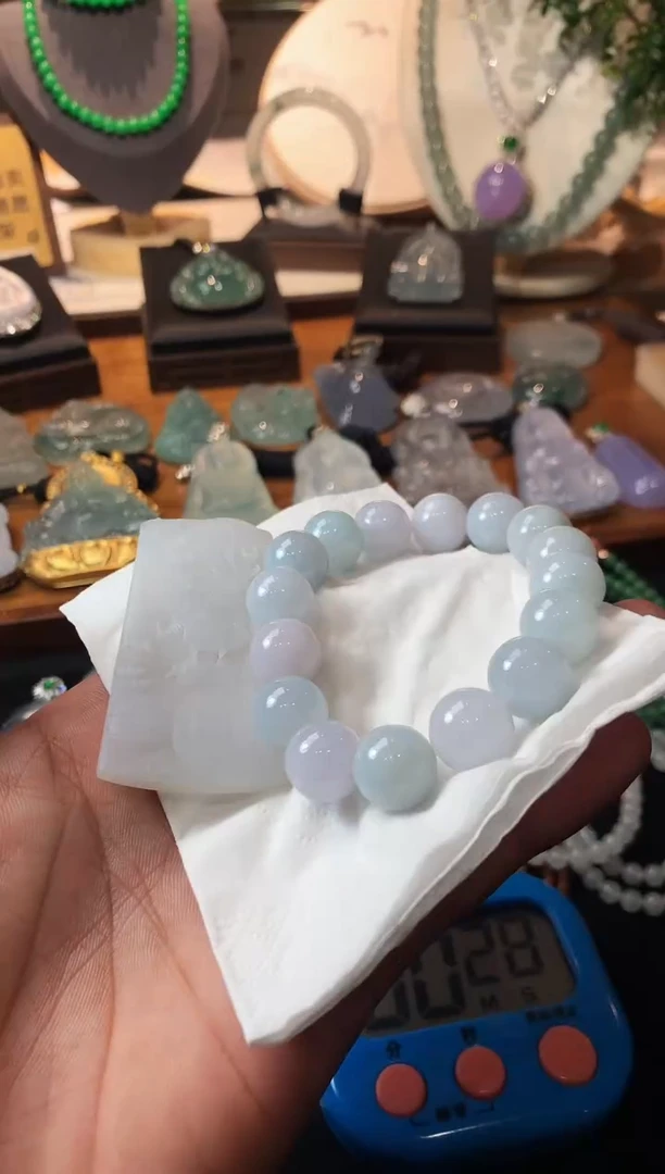 未镶嵌定制翡翠霞****子4073毛货不退不换