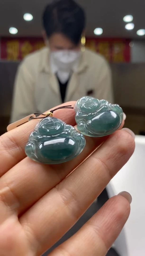 【闪购商品】定制翡翠未镶嵌多样性发货【只发一件】*q14配金扣