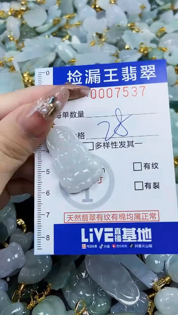 翡翠未镶嵌颈饰天然A货翡翠