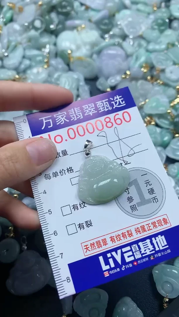 吊坠(不含链)未镶嵌翡翠0860