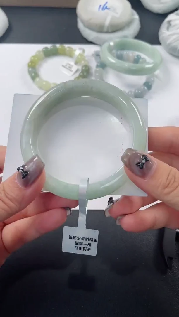未镶嵌手镯翡翠基地发货H1880 59+