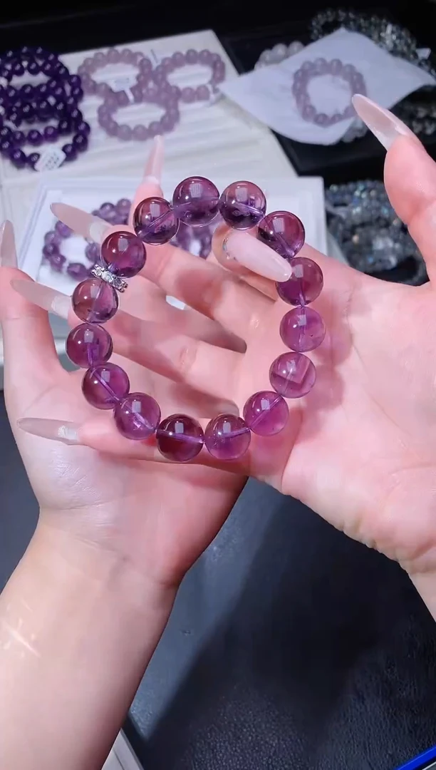 水晶手链合金529.36巴西紫水晶 多样性发其一