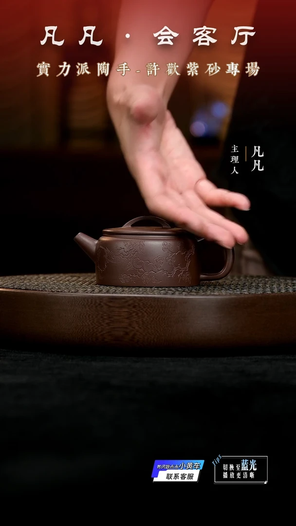 茶壶紫砂XH许欢41 汉瓦老紫泥180cc