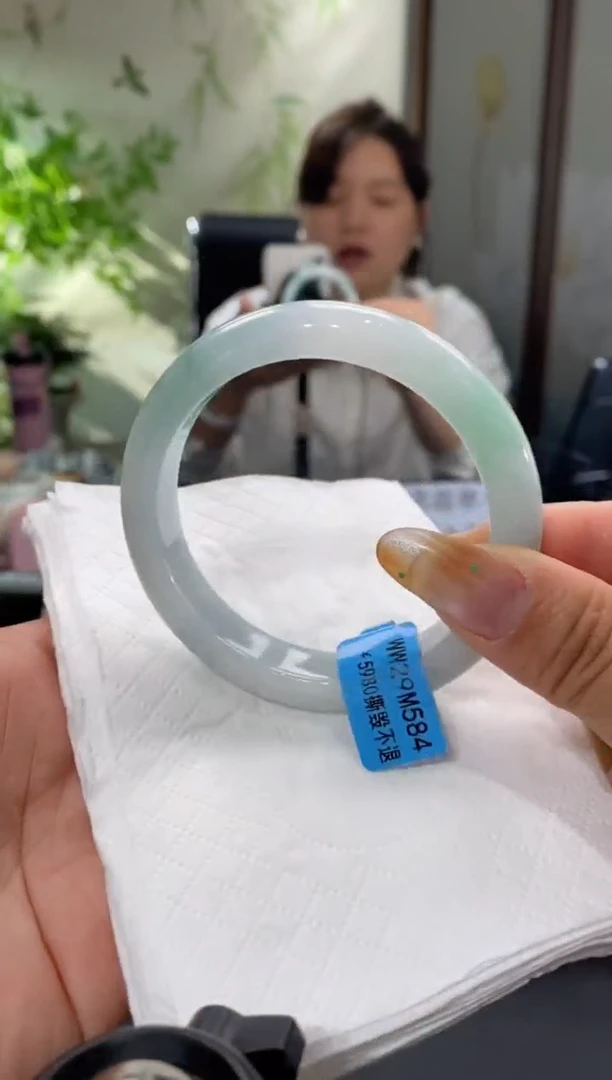未镶嵌手镯翡翠圈口58.2