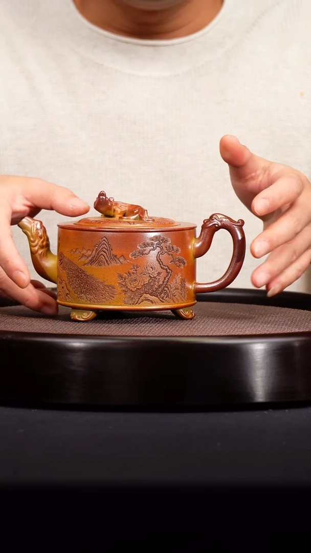 茶壶紫砂宜兴紫砂原矿壶
