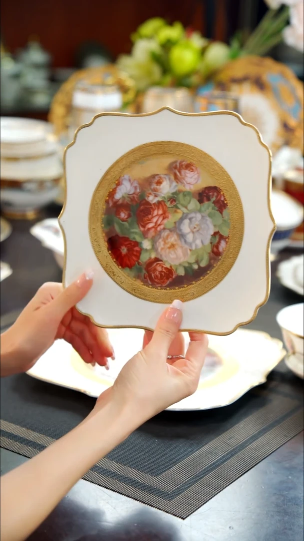 瓷片8英寸骨碟1个