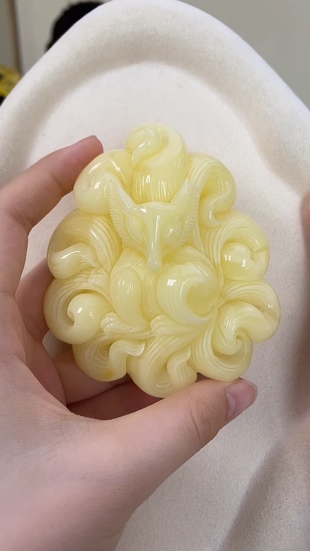 琥珀颈饰未镶嵌吊坠