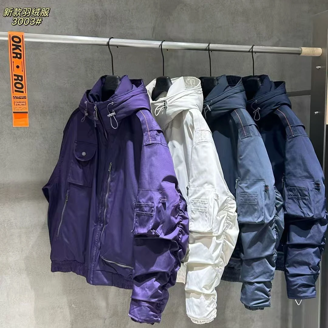 【千浔】LangNing 独特设计潮流新款冬季羽绒衣YR3003F A1