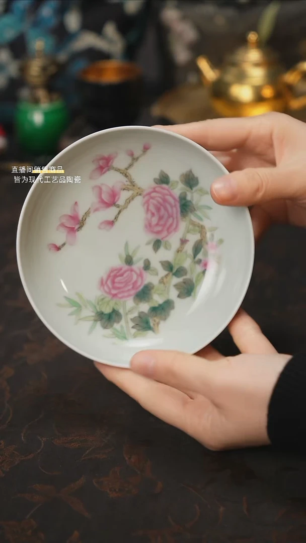 杯景德镇陶瓷杯碗柴烧多人