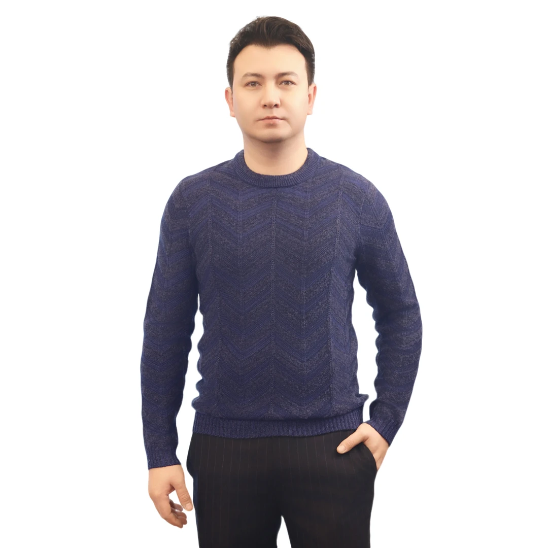 TOYLUK男士毛衣针织时尚潮流圆领上衣长袖休闲百搭19-12226