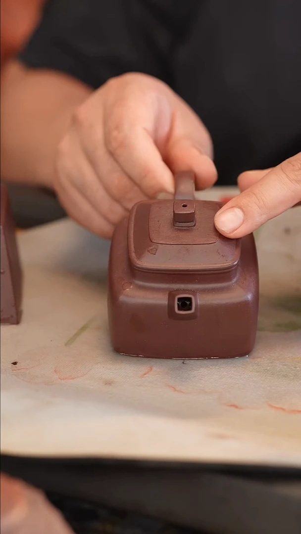 茶壶紫砂原矿手工制作