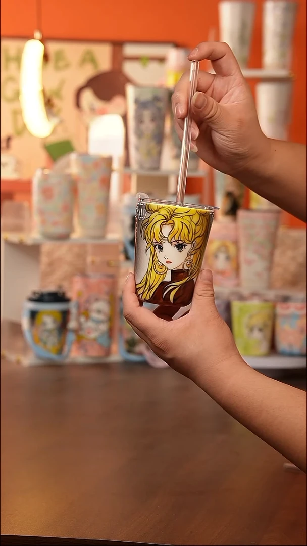 (玉泥）景德镇手工手绘文创陶瓷杯