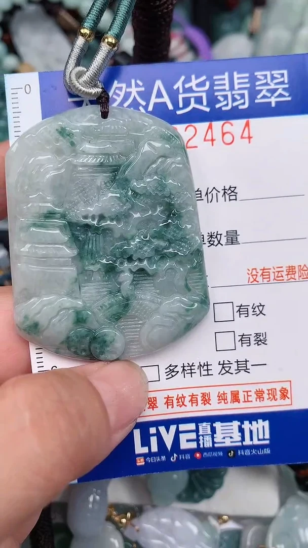 翡翠未镶嵌颈饰...0002464