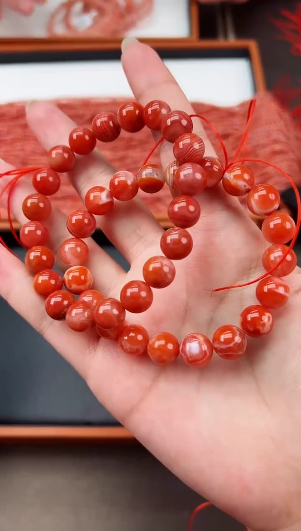 【闪购商品】南红玛瑙手串未镶嵌红白冻肉10+一条