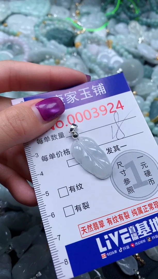 颈饰未镶嵌翡翠3924