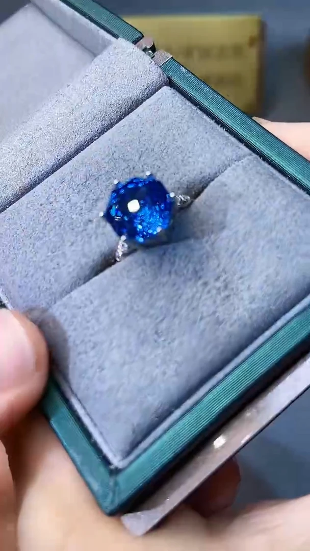 【闪购商品】托帕石戒指银S925镶嵌15