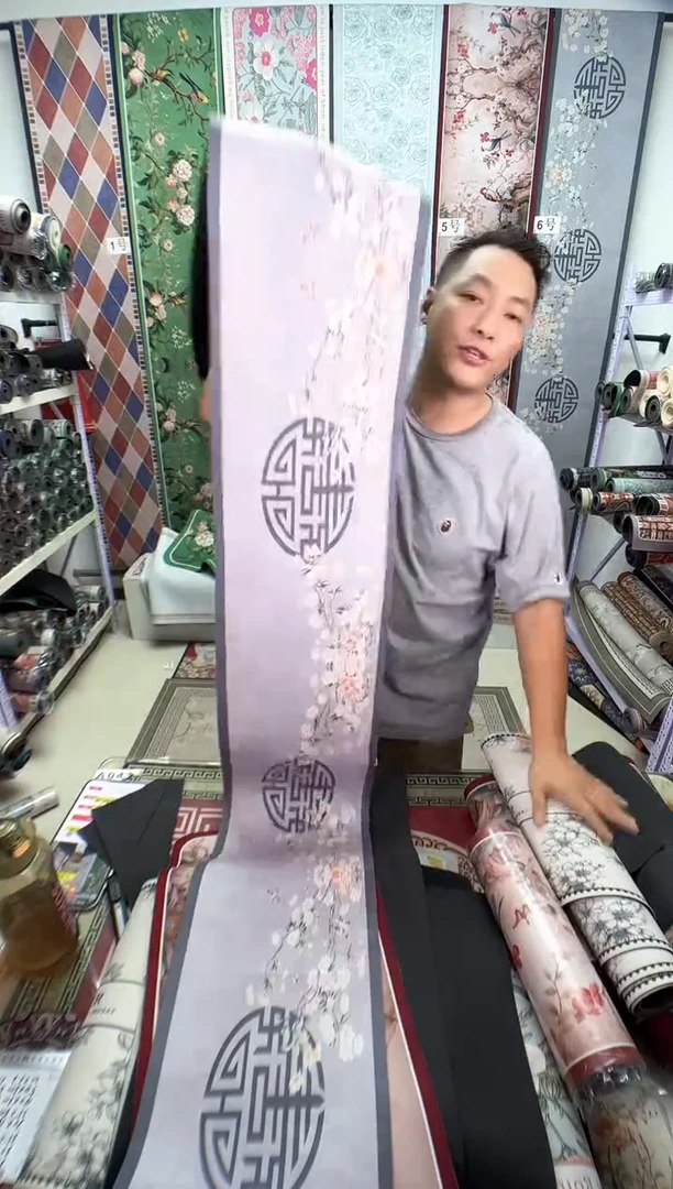 混纺30 240 浅紫微瑕