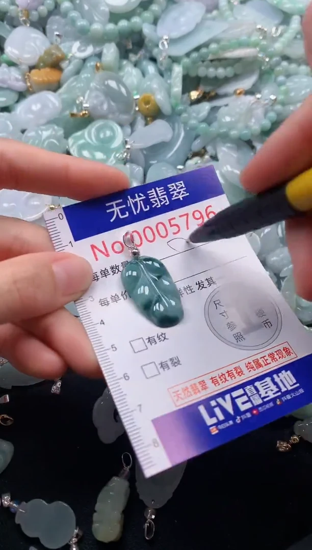 颈饰未镶嵌翡翠5796