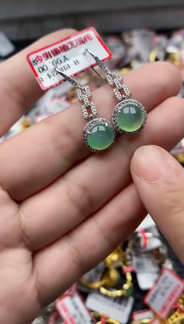 【闪购商品】翡翠戒指银S925镶嵌11111---4