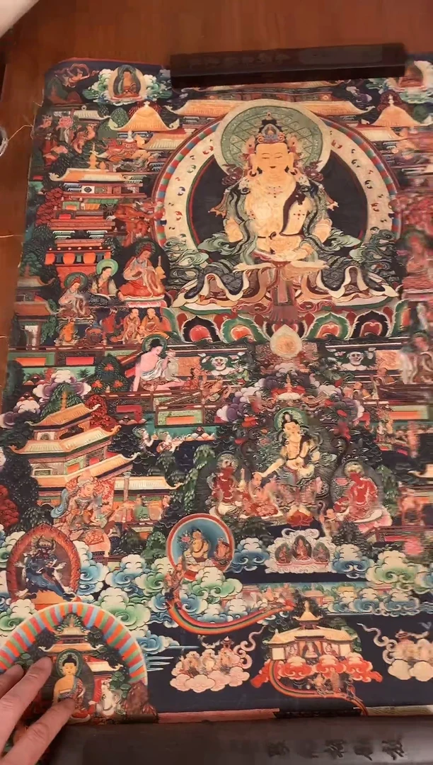 装裱画精美唐卡tk16092