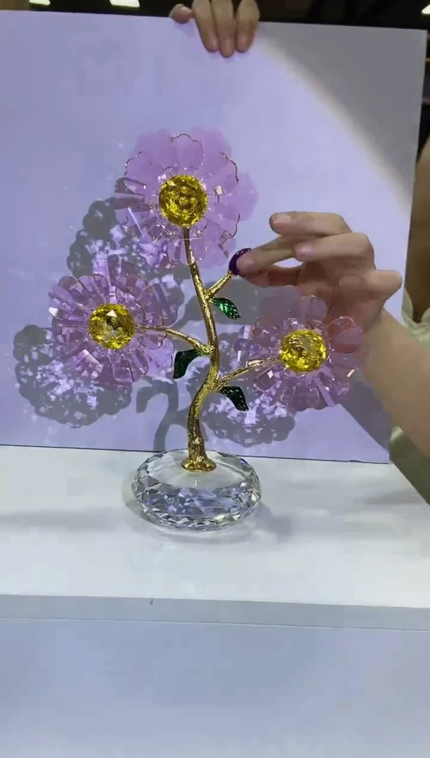 【礼盒装】三头水晶花