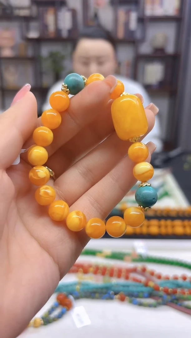 【闪购商品】蜜蜡手链未镶嵌DIY款S253