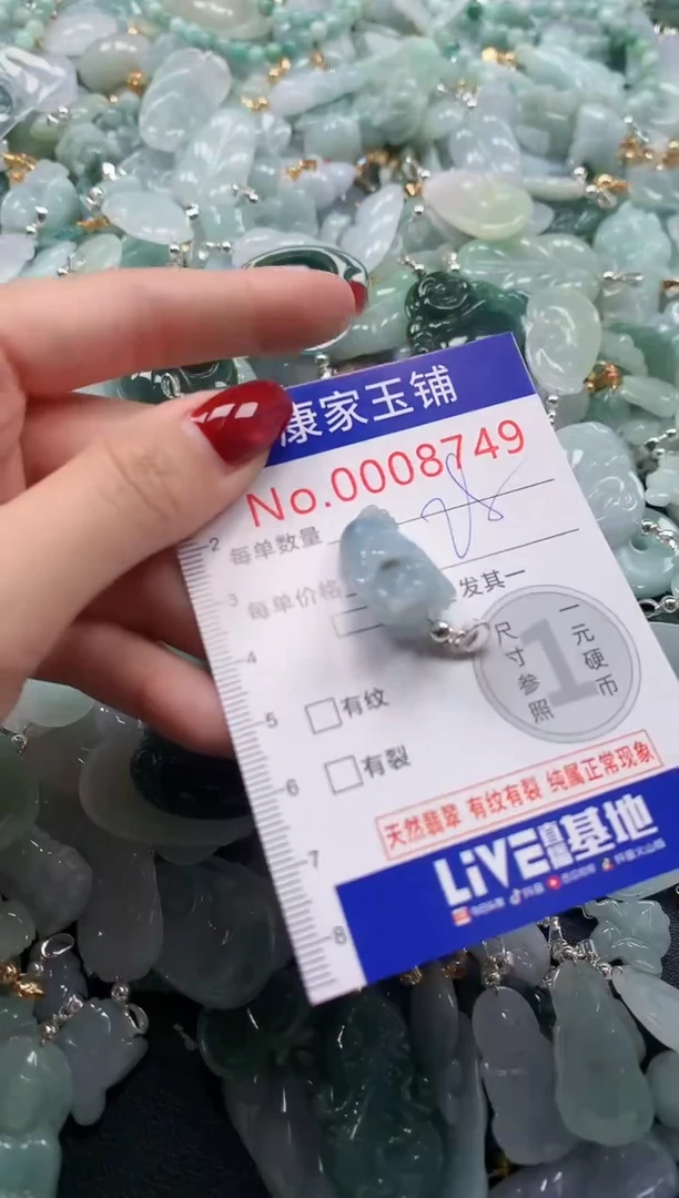 颈饰未镶嵌翡翠8749