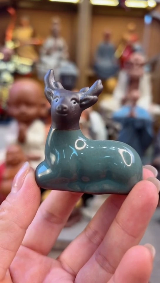 紫砂茶宠器闵茶宠摆件