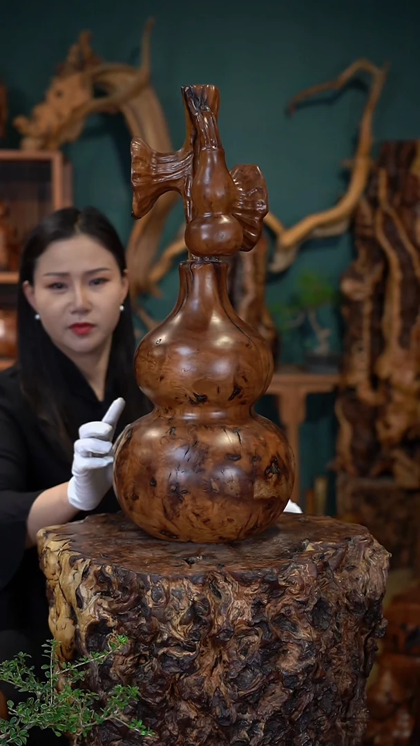 枣木金****贸雷击枣木葫芦