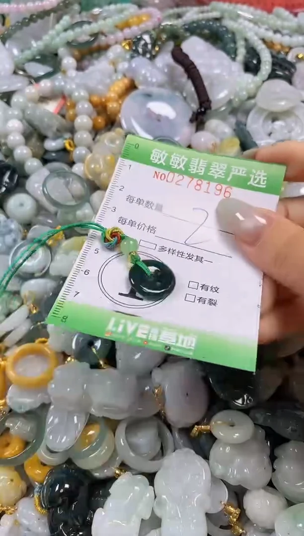 翡翠未镶嵌颈饰闪购0278196