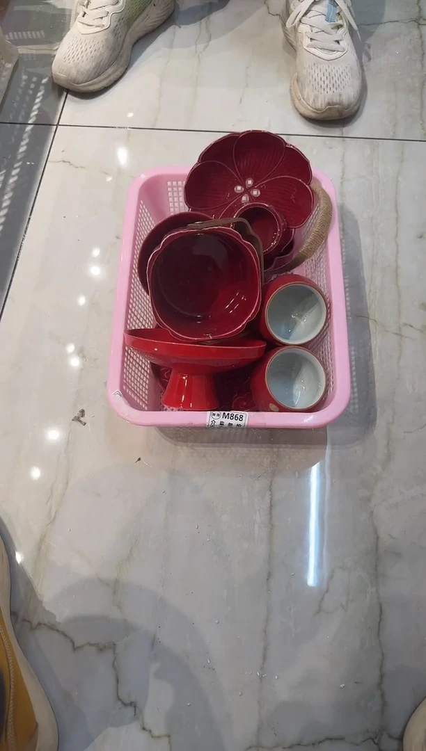 瓷片微瑕商品，介意勿拍②套组