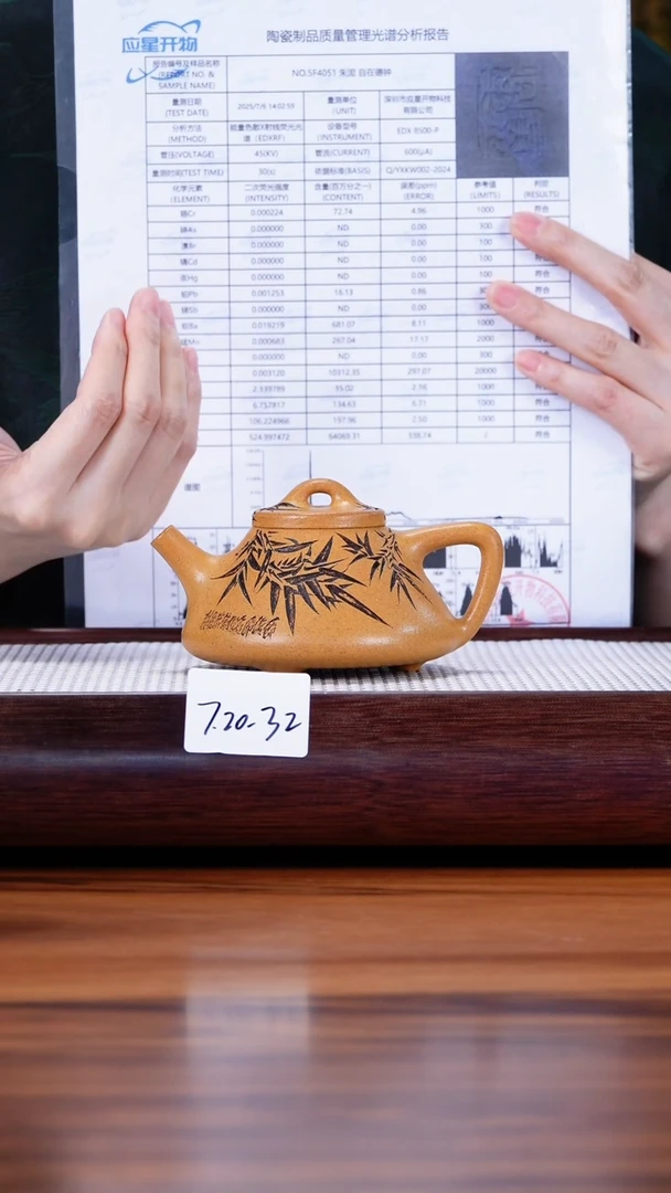 茶壶紫砂1*7.20-32黄金段 子冶石瓢170