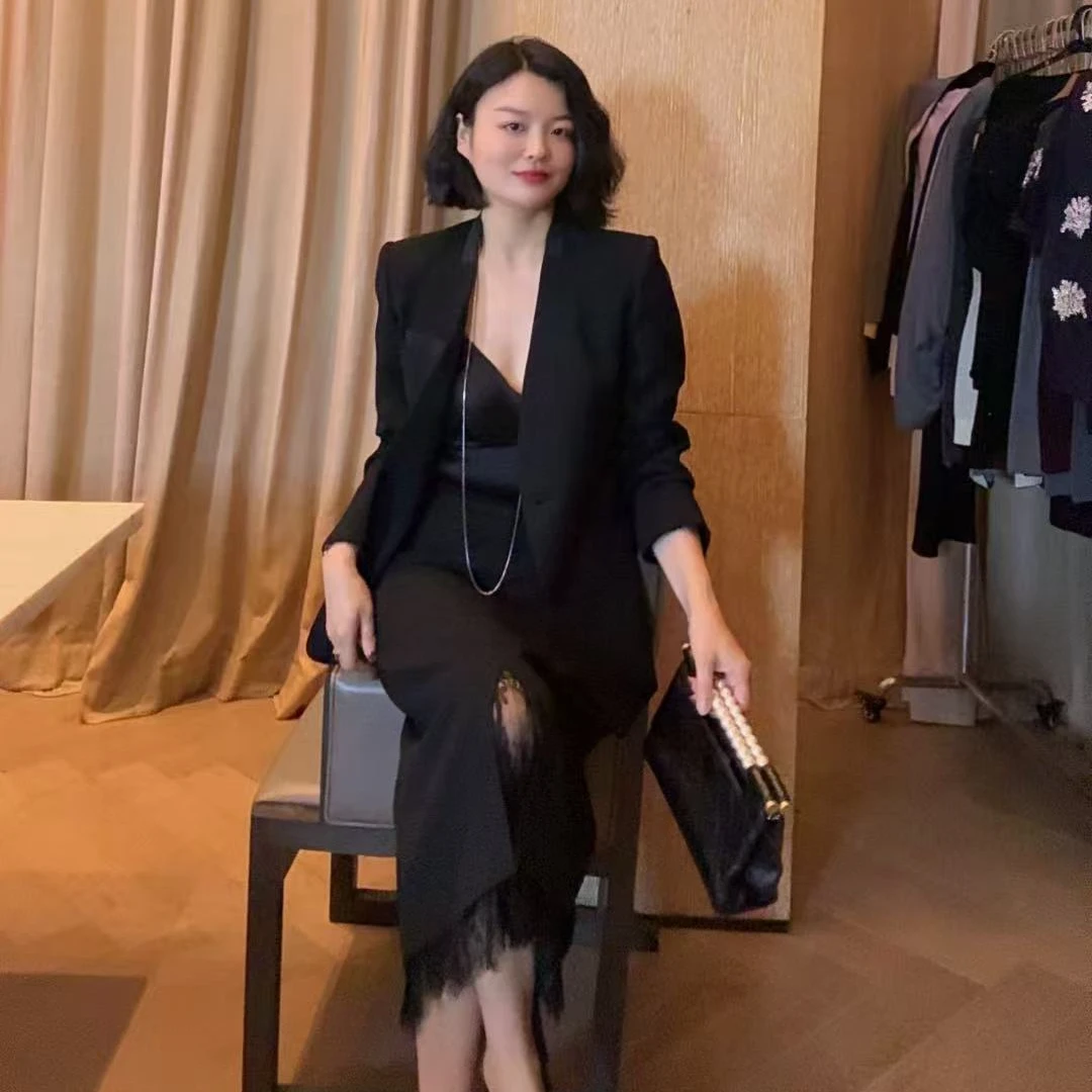 TANTAN 显瘦气质百搭秋季设计感半身裙XD 2606