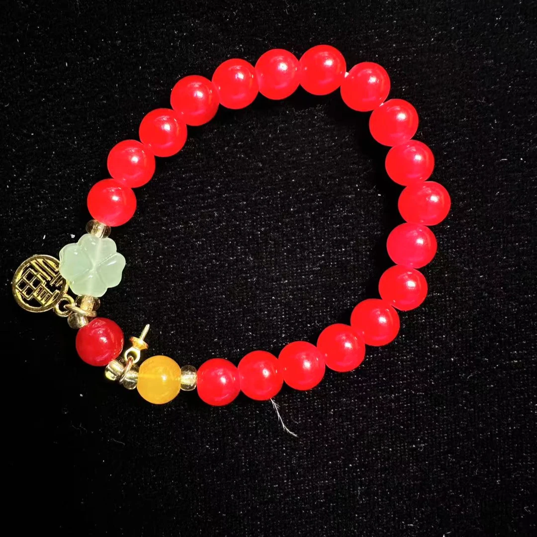 铜合金手链 铜合金手链 手串国风转运珠气质轻奢时尚精致