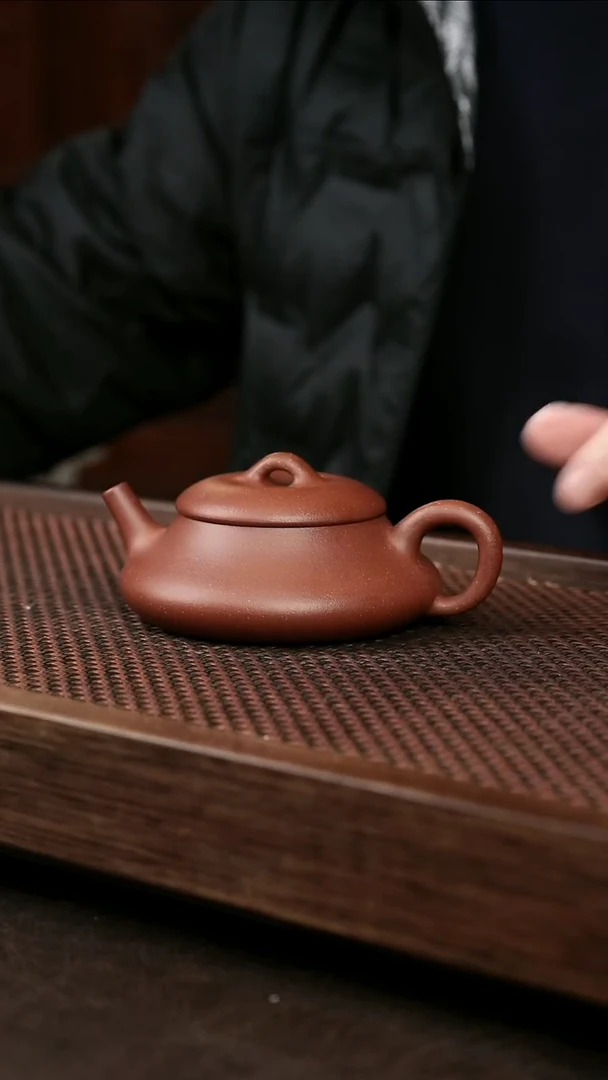 茶壶紫砂红降剑瓢