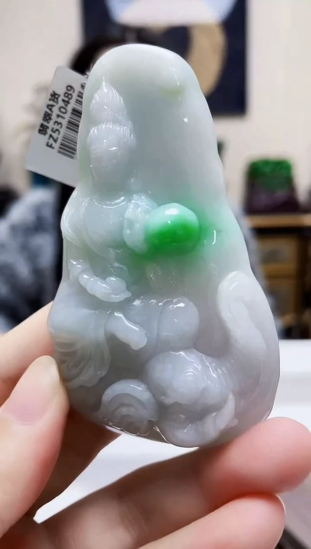 未镶嵌定制翡翠吊坠104