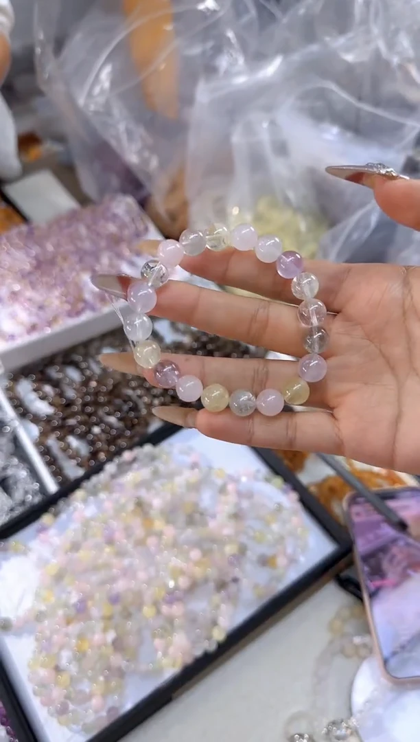 【闪购商品】水晶手串未镶嵌262/多样性发其一/卡10