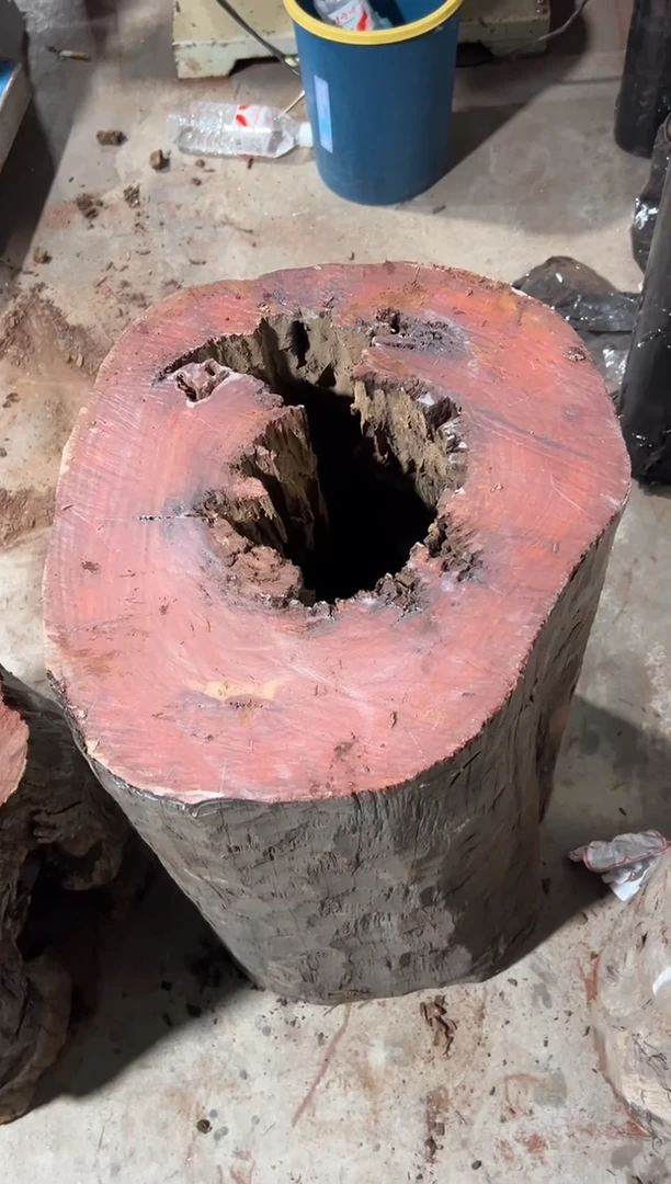 紫檀木类端景台玩*仁赞比亚血檀 非洲紫檀