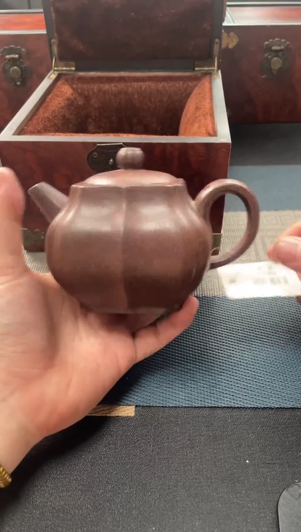 茶壶紫砂124   宜兴原矿紫砂