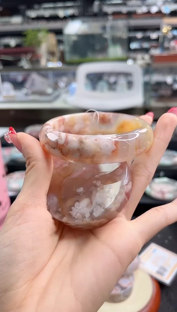 未镶嵌手镯石英质玉59圈口（赠品镯心）6428799